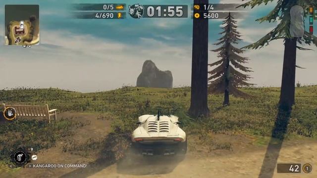 Carmageddon: Max Damage secret treasure rock jump смотреть онлайн