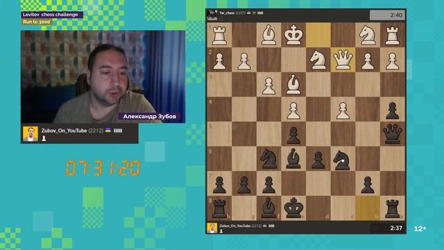 Александр Зубов | Гонка к «3000»! | Стрим #2 | Run to 3000 ♟️ Шахматы смотреть онлайн