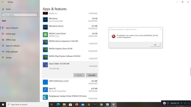 How to fix browser_assistant.exe-application error In Windows 10/8.1/8/7 | Error 0xc000003e смотреть онлайн