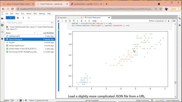 Preparing and Analyzing the Iris data set. смотреть онлайн