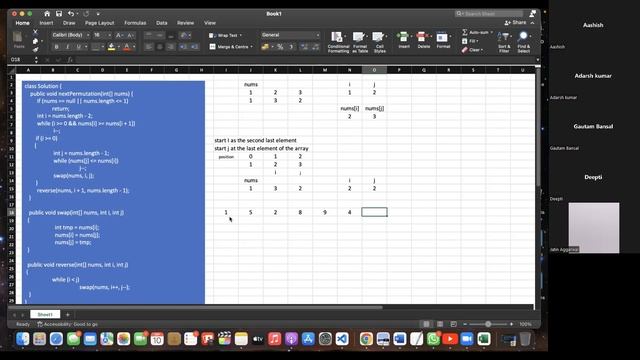Unedited Session Recording 20220910 Tracing Array Next Permutation Logic смотреть онлайн