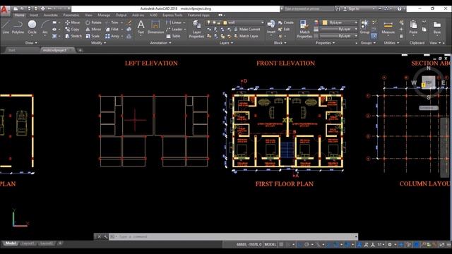 AutoCAD For Civil Engineering || AutoCAD Architecture || AutoCAD (2020) || 2D CAD Drawing || Part-4 смотреть онлайн