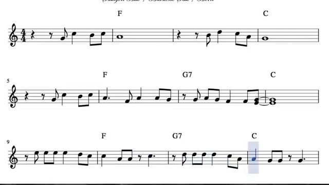 I Wanna Wish You a Merry Christmas Sheet Music for Alto Sax Horn and Baritone Sax Feliz Navidad смотреть онлайн