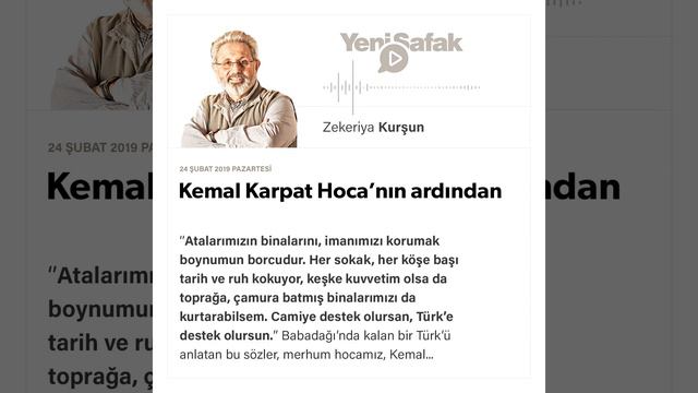 Zekeriya Kurşun - Kemal Karpat Hoca’nın ardından - 25.02.2019 смотреть онлайн