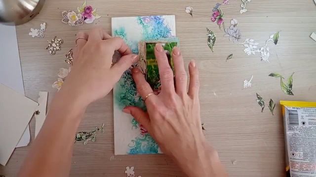 #dies_Fantasy Холст с фотографией Мастер класс Скрапбукинг смотреть онлайн