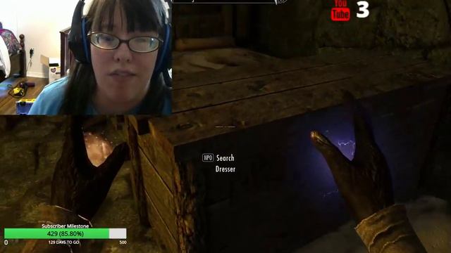 Streaming Elder Scrolls Skyrim Part 2