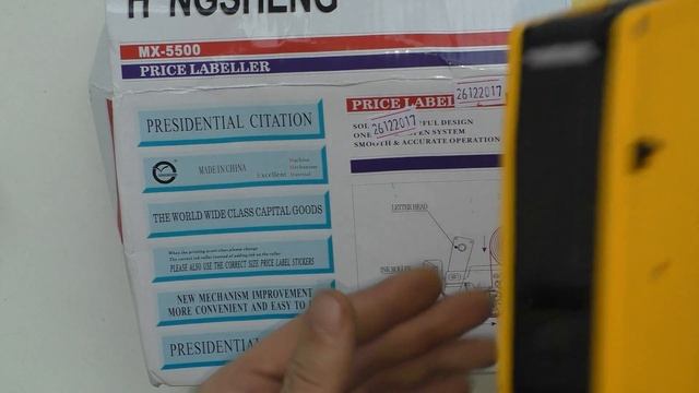 ?Аппарат для наклейки ценников или дат MX-5500! Маркировщик! смотреть онлайн