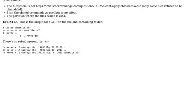 Root can't chmod? смотреть онлайн