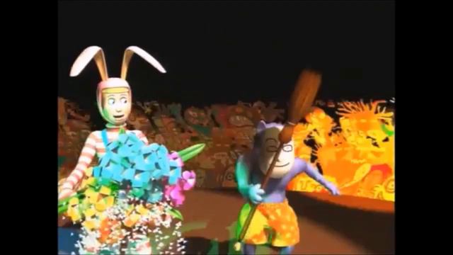 Заставка мультсериала «Popee the Performer» («Циркач Попи») — замедление с x0,9 до x0,125 смотреть онлайн