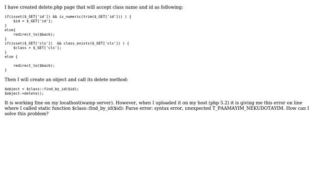 attribute value as class name giving error смотреть онлайн
