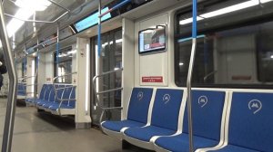 Поездка на поезде метро 81-765.4 «Москва 2019» Электрозаводская-Некрасовка