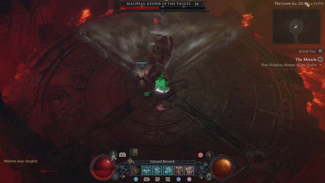Epic Battle: Charge Barbarian vs Malphas in Diablo IV S3! смотреть онлайн