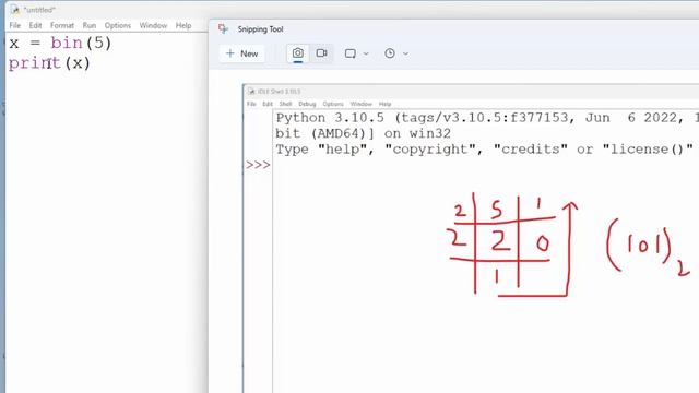 Use of predefined function bin in python in hindi and english@COMPUTEREXCELSOLUTION #viral #python смотреть онлайн