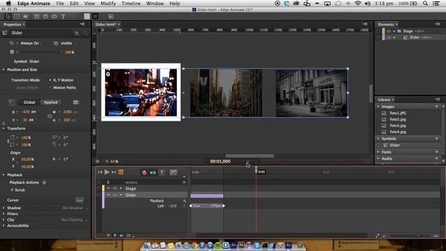 Edge Animate: creare slider con eventi swipe смотреть онлайн