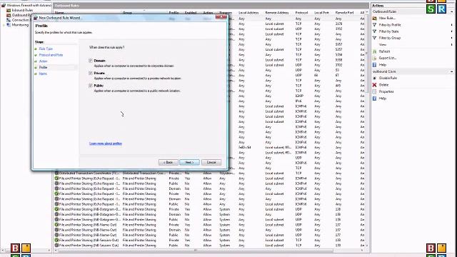 Windows firewall outbound port block смотреть онлайн