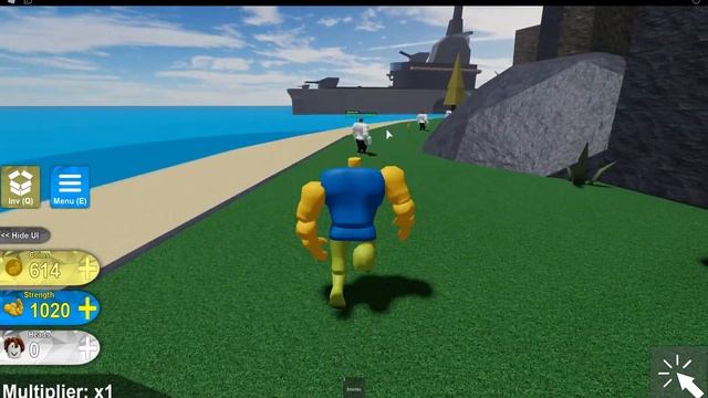 НУБИК СТАНОВИТЬСЯ ПРО / БЫСТРАЯ ПРОКАЧКА В Симулятор качка Mega Noob Simulator Roblox смотреть онлайн