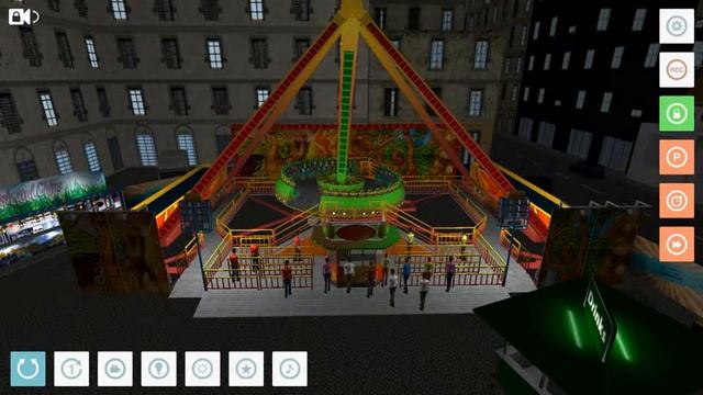 Funfair Ride Simulator 3: Vodoo Swing #funfair #simulation смотреть онлайн