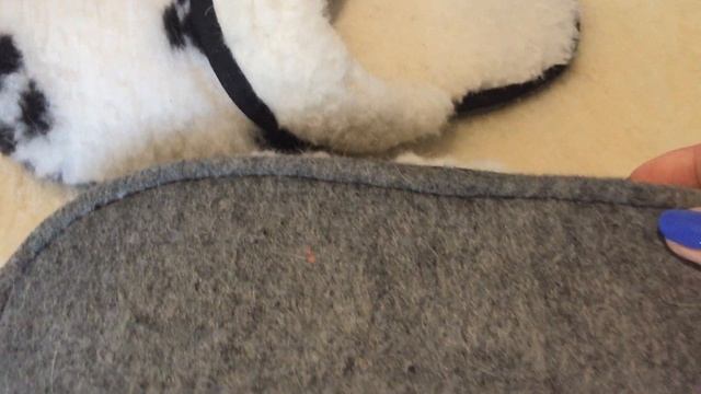 Тапочки из овечьей шерсти смотреть онлайн