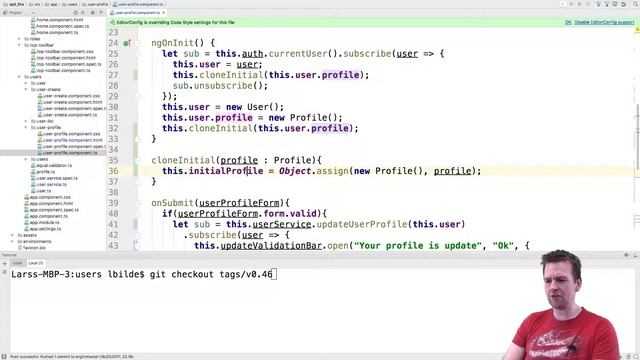Angular with Firebase part 55 of 70 - Only save if profile data has changed смотреть онлайн