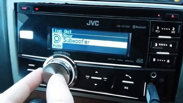 JVC KW-SD70BT смотреть онлайн