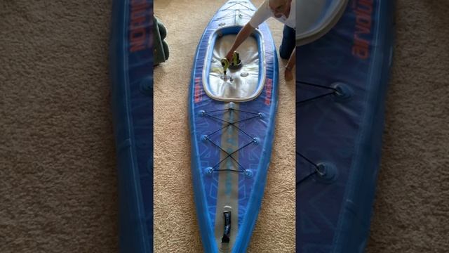Inflating and Deflating of An AirVolution Kayak using a Ryobi Low Pressure/High Volume Pump смотреть онлайн