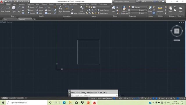 Autocad command's | enquiry command's | explain in TELUGU смотреть онлайн