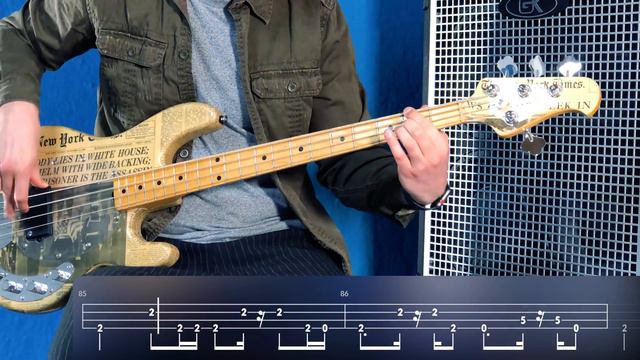 PLATZ EINS - Lindemann Bass Cover (+ Play Along Tabs)