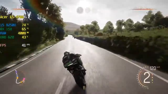 TT Isle Of Man : Ride On The Edge Best Graphic Setting on Acer E5-476G [ GeForce MX 150 ] смотреть онлайн