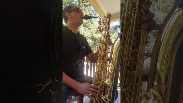 Hino 208 concerva a paz... Sax baritono. смотреть онлайн