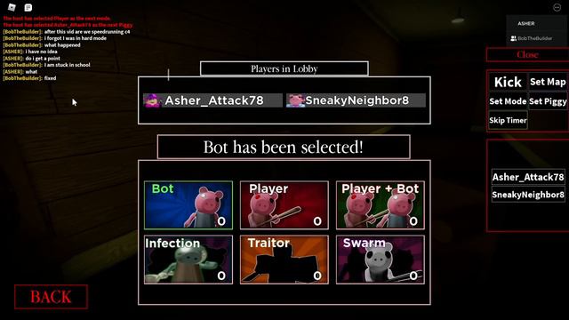Playing piggy and doing 1v1 with my friend and then something happned смотреть онлайн