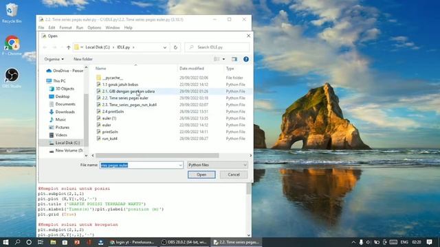 Metode Euler dan Runge Kutta Orde 4 pada Sistem Osilasi Pegas Menggunakan Python смотреть онлайн