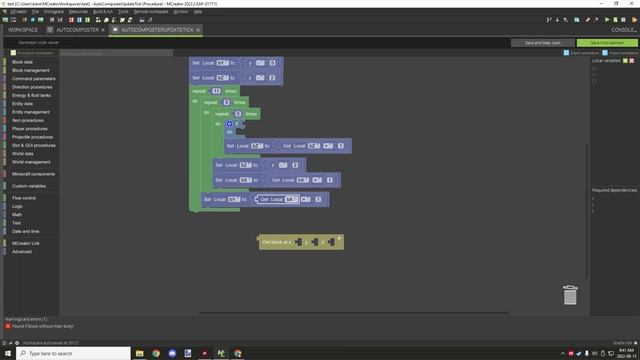 MCREATOR: How to use the Block State procedure blocks | 2022.2 смотреть онлайн