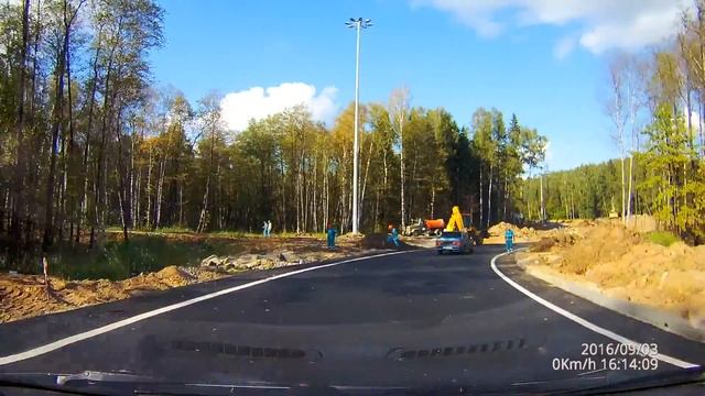 №212? Путешествуем на автомобиле ? Ленинградское шоссе (40-й километр) ?Съезд в Зеленоград из Москв смотреть онлайн
