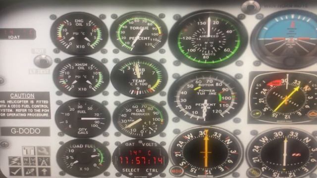 Dodosim B206 Jet Ranger startup смотреть онлайн