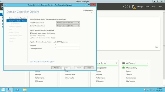 Setting Up A Windows Server 2012 R2 Domain Controller смотреть онлайн