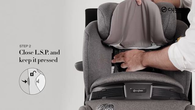 How To Fold In The Linear Side-impact Protection (L.S.P.) I Anoris T I-Size Car Seat I CYBEX