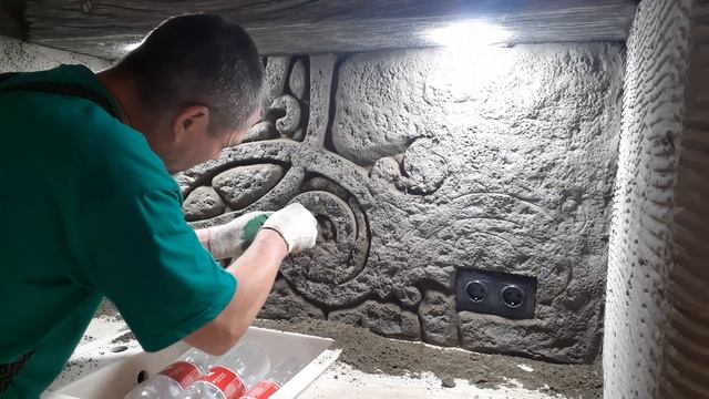 Как сделать узор из арт бетона | How to make a pattern from art concrete смотреть онлайн
