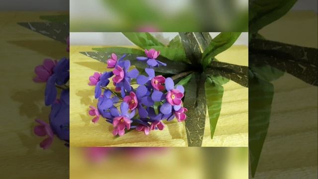Foam flowers/hat decoration / Идеи для украшения шляпок своими руками / , el yapımı icatlar смотреть онлайн