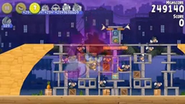 Angry Birds Rio (Mighty Eagle 100% Feather) FULL GAME смотреть онлайн
