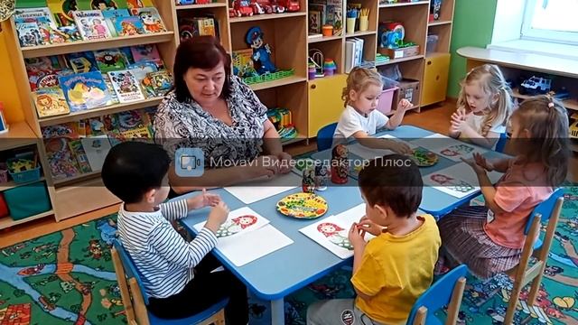 Мастер-класс. Пластилинография "Украшение матрешки". 2 мл. гр. смотреть онлайн