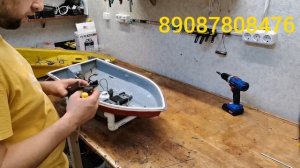 Установка автопилота на прикормочный кораблик "ХАРЬКОВСКИЙ" часть№2