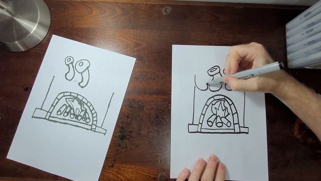 How to draw a Christmas Fireplace #howtodraw #christmas2023 смотреть онлайн