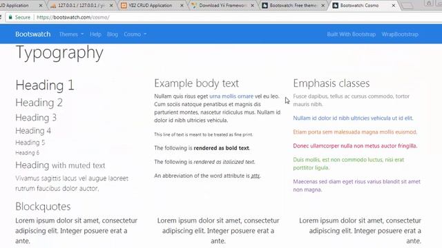 How to Set custom Home Page for CRUD Application using PHP Yii2 Framework Part-2 смотреть онлайн