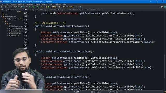 Creating Containers for Calls, Chats, Contacts | WhatsApp on Java | LearnByArt смотреть онлайн