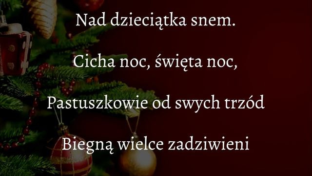 Cicha Noc -Piękna Tradycyjna Kolęda Z Tekstem