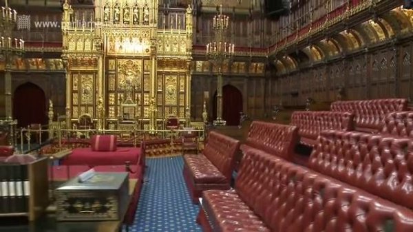 UK Parliament tour - House of Lords Chamber