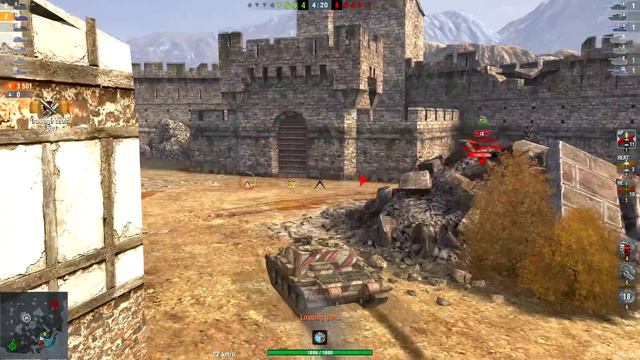 T-54 & SU-122-54 & Chieftain Mk.6 - World of Tanks Blitz смотреть онлайн