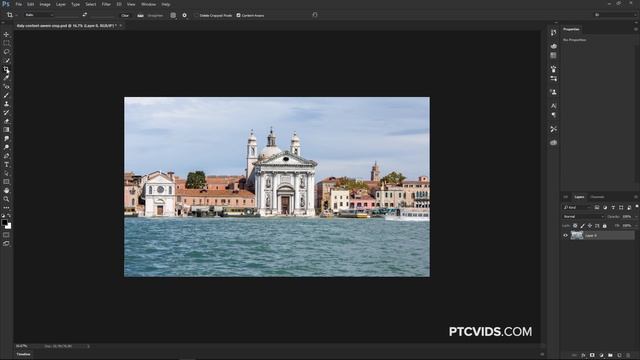 Did You Know The Crop Tool in Photoshop Could Do This?! смотреть онлайн