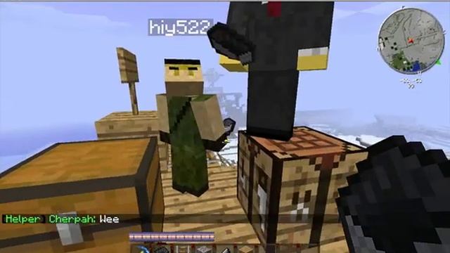 Minecraft Roller Coaster on our Awesome Server смотреть онлайн