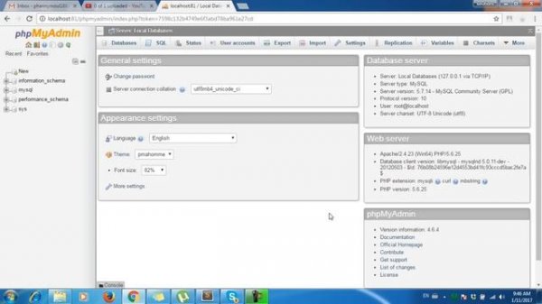PHPMYADMIN | Login user name and password with phpmyadmin